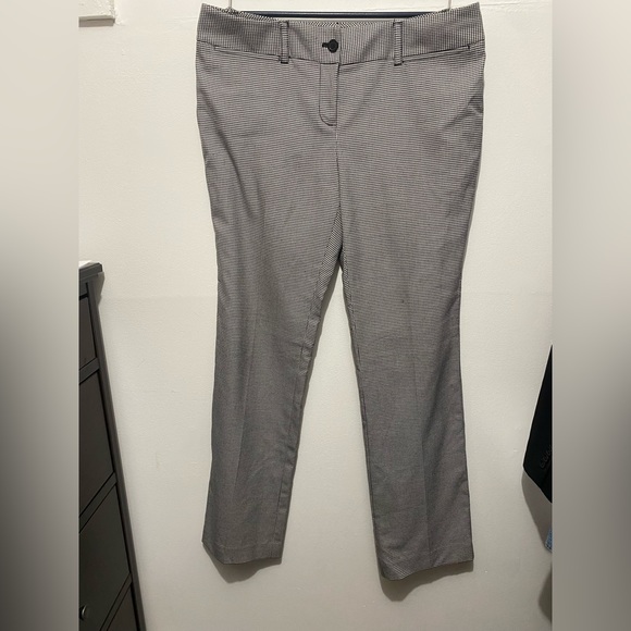 Size 12 MICHAEL KORS Wide Leg Houndstooth Dress Pants - Picture 1 of 7